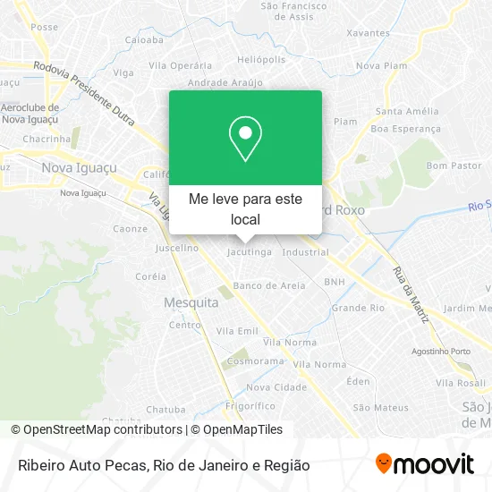 Ribeiro Auto Pecas mapa