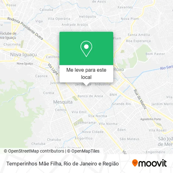 Temperinhos Mãe Filha mapa