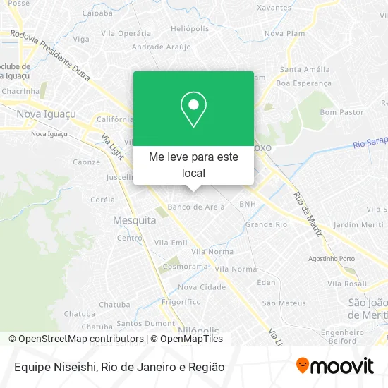 Equipe Niseishi mapa