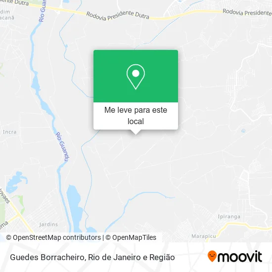 Guedes Borracheiro mapa