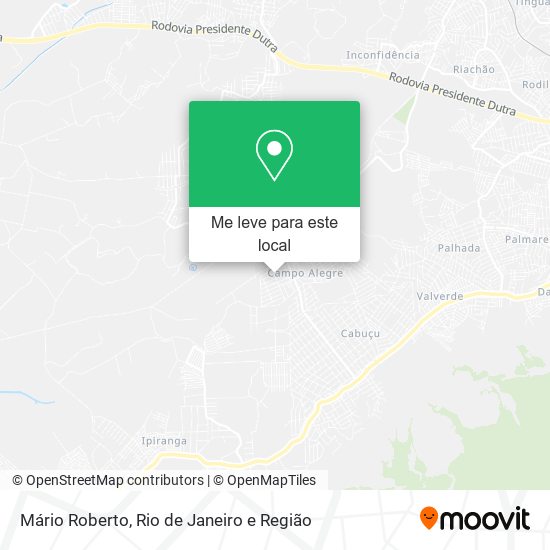 Mário Roberto mapa