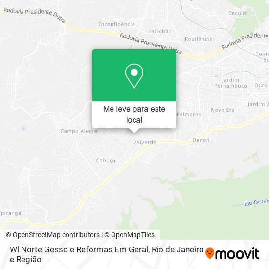 Wl Norte Gesso e Reformas Em Geral mapa