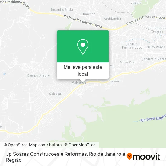 Jp Soares Construcoes e Reformas mapa