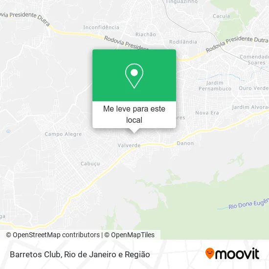 Barretos Club mapa