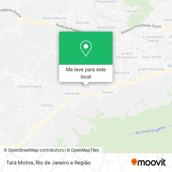 Tatá Motos mapa