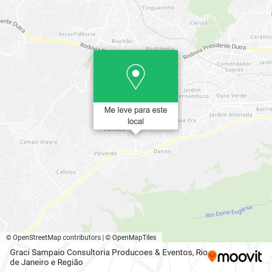 Graci Sampaio Consultoria Producoes & Eventos mapa
