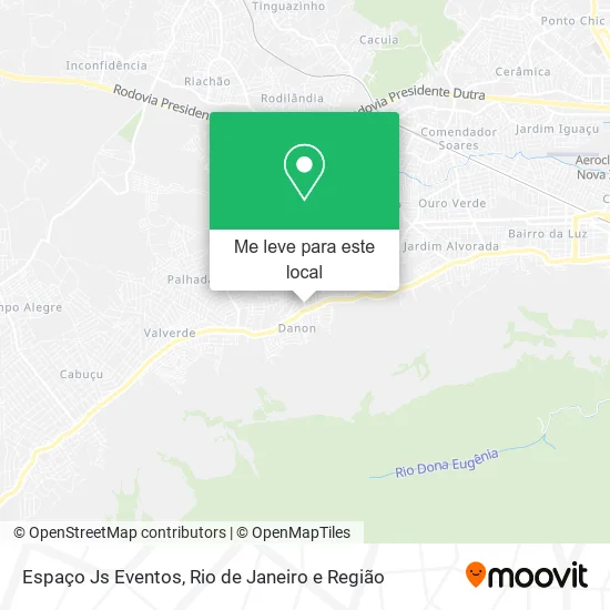 Espaço Js Eventos mapa