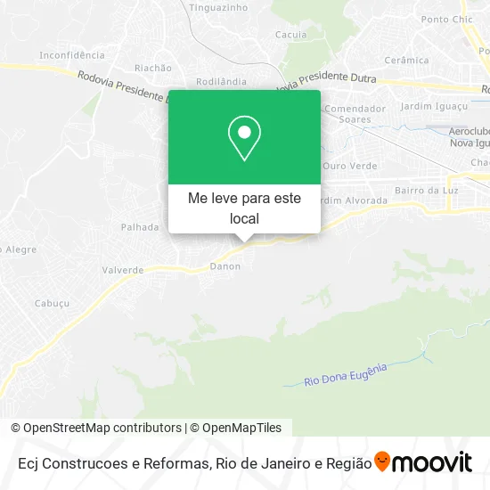 Ecj Construcoes e Reformas mapa