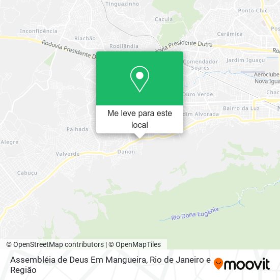 Assembléia de Deus Em Mangueira mapa