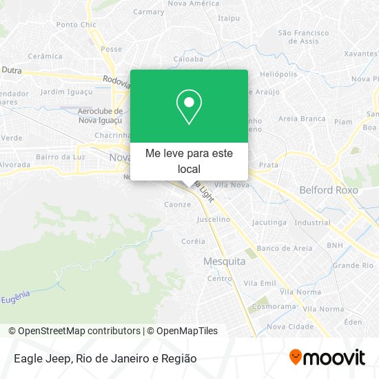 Eagle Jeep mapa