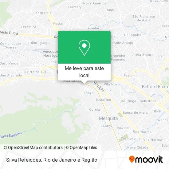 Silva Refeicoes mapa