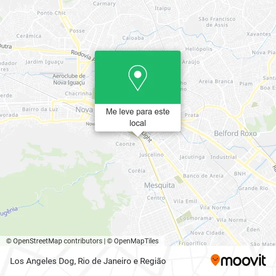 Los Angeles Dog mapa