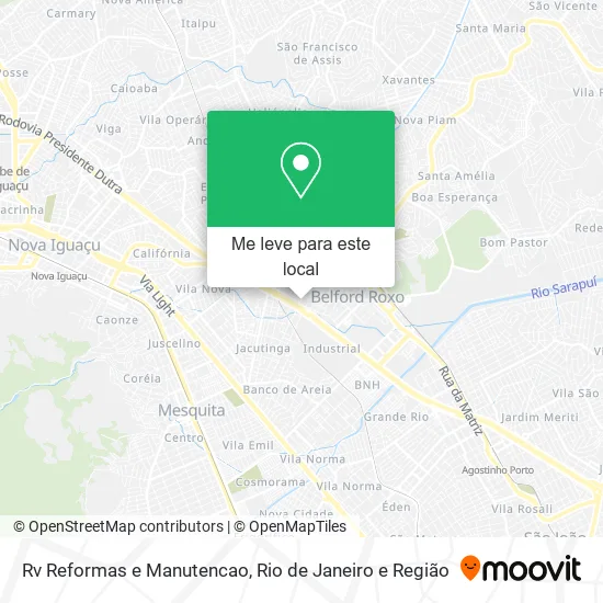 Rv Reformas e Manutencao mapa
