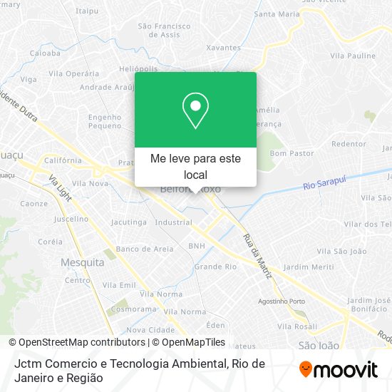 Jctm Comercio e Tecnologia Ambiental mapa