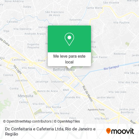Dc Confeitaria e Cafeteria Ltda mapa