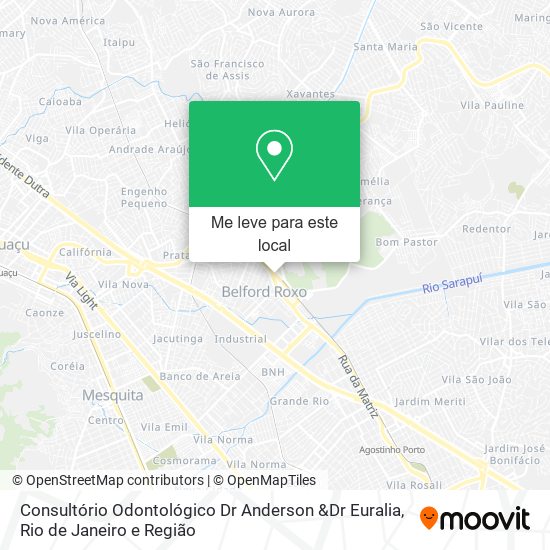 Consultório Odontológico Dr Anderson &Dr Euralia mapa