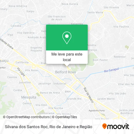 Silvana dos Santos Roc mapa