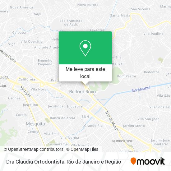 Dra Claudia Ortodontista mapa