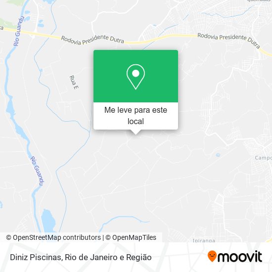 Diniz Piscinas mapa
