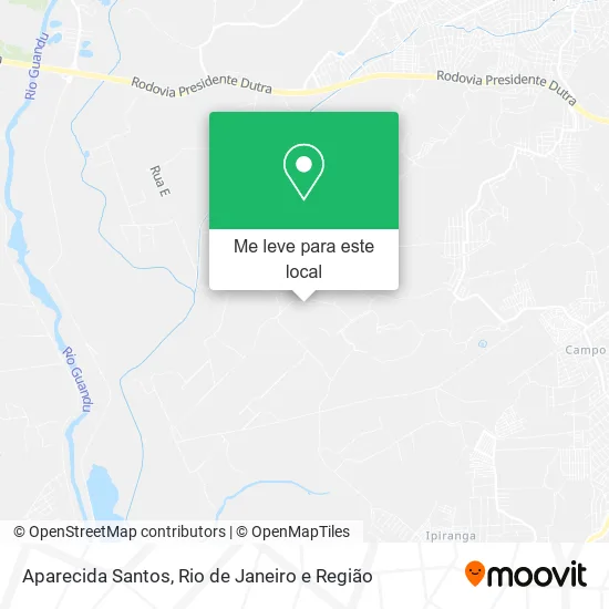 Aparecida Santos mapa