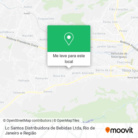 Lc Santos Distribuidora de Bebidas Ltda mapa