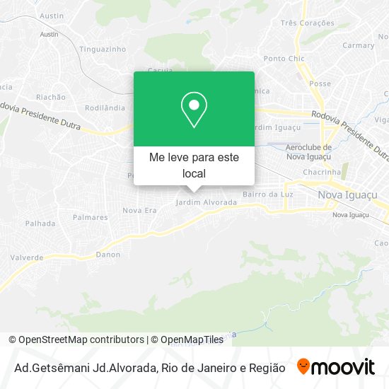 Ad.Getsêmani Jd.Alvorada mapa