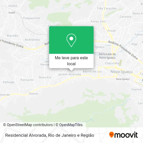 Residencial Alvorada mapa