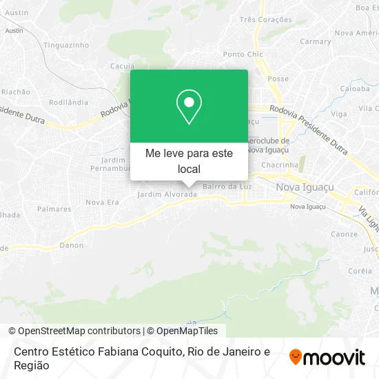 Centro Estético Fabiana Coquito mapa