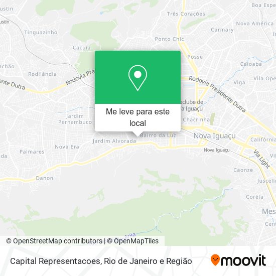 Capital Representacoes mapa