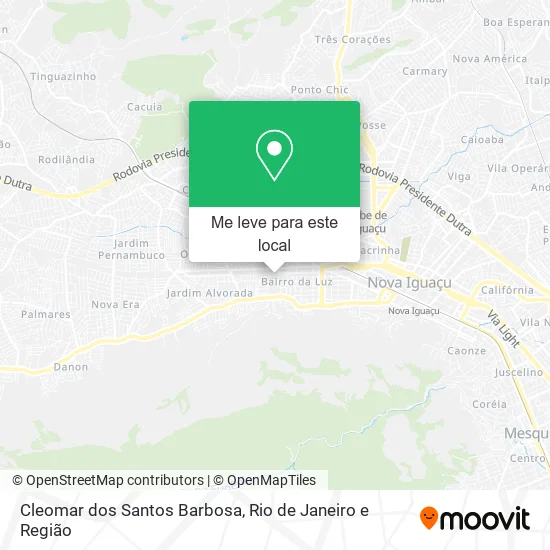 Cleomar dos Santos Barbosa mapa