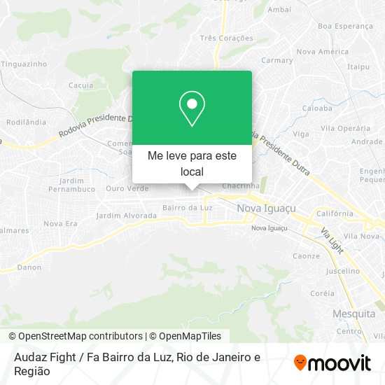 Audaz Fight / Fa Bairro da Luz mapa