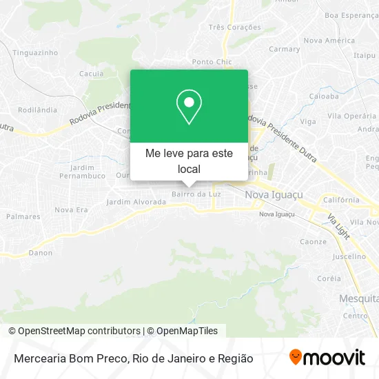 Mercearia Bom Preco mapa