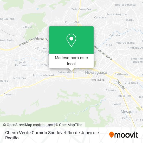 Cheiro Verde Comida Saudavel mapa