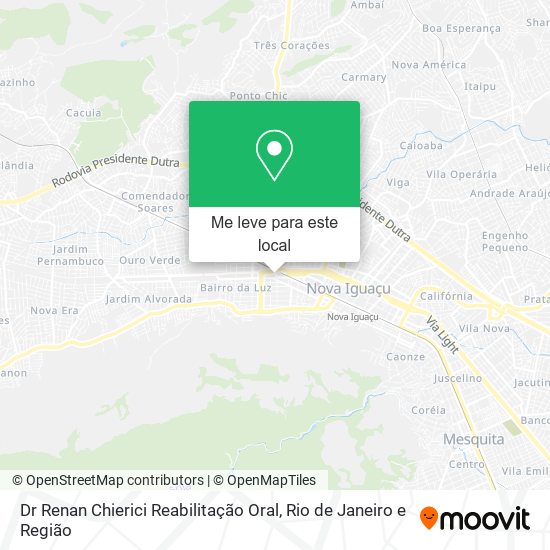 Dr Renan Chierici Reabilitação Oral mapa