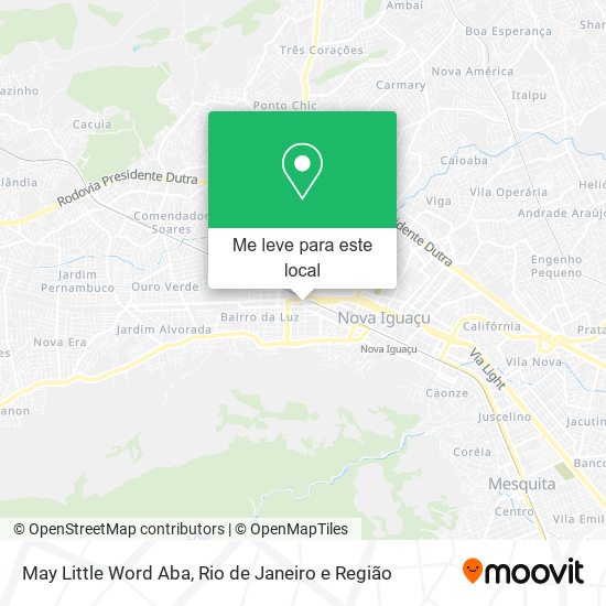 May Little Word Aba mapa