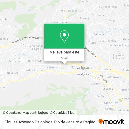 Elouise Azevedo Psicologa mapa