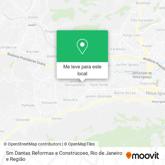 Sm Dantas Reformas e Construcoes mapa