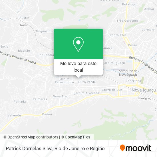 Patrick Dornelas Silva mapa