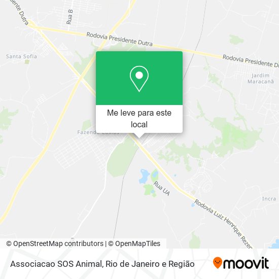 Associacao SOS Animal mapa