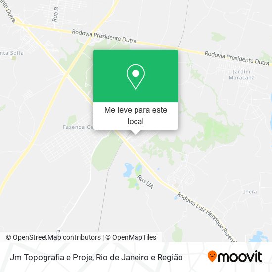 Jm Topografia e Proje mapa