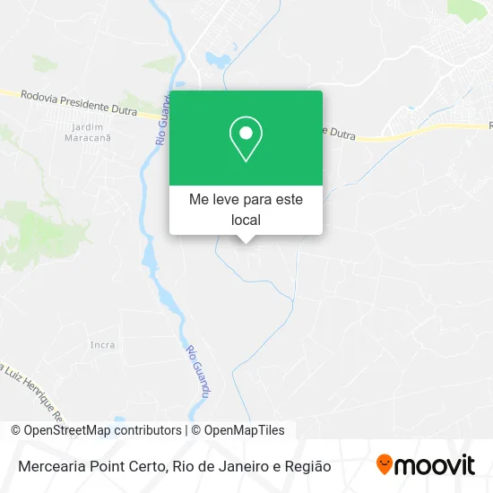 Mercearia Point Certo mapa