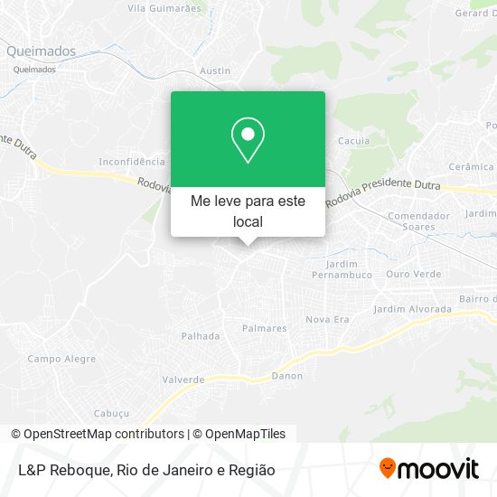 L&P Reboque mapa