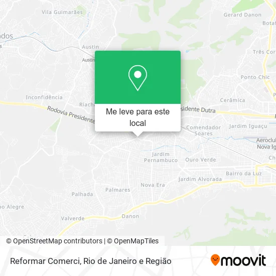 Reformar Comerci mapa