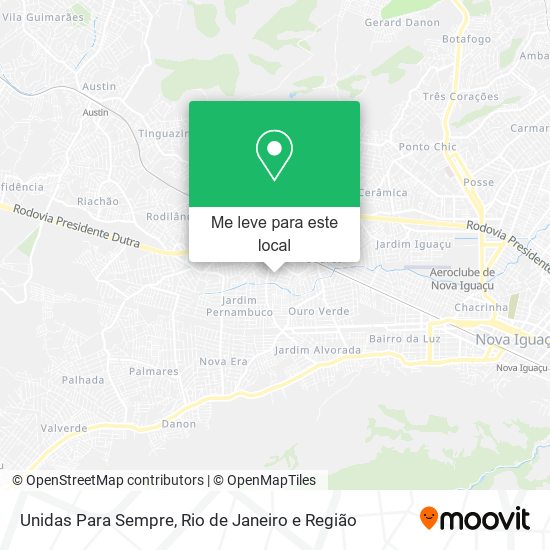 Unidas Para Sempre mapa
