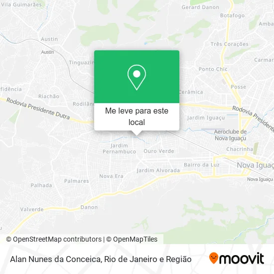 Alan Nunes da Conceica mapa