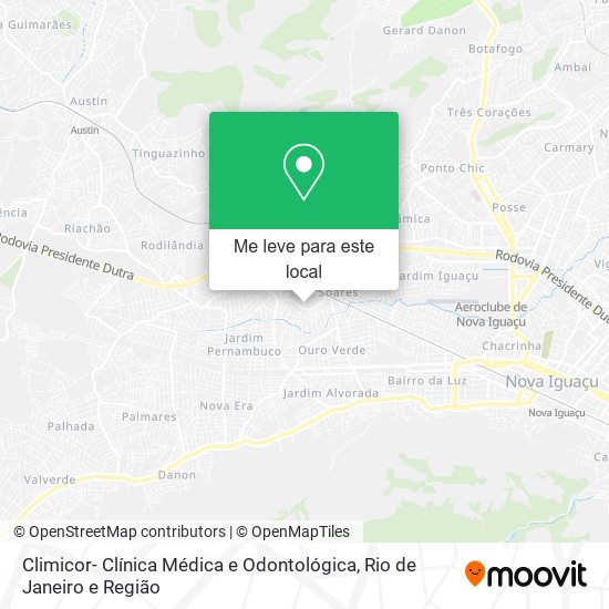 Climicor- Clínica Médica e Odontológica mapa