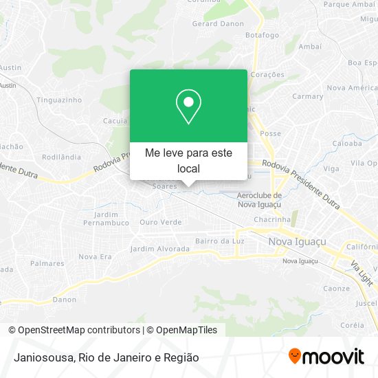 Janiosousa mapa