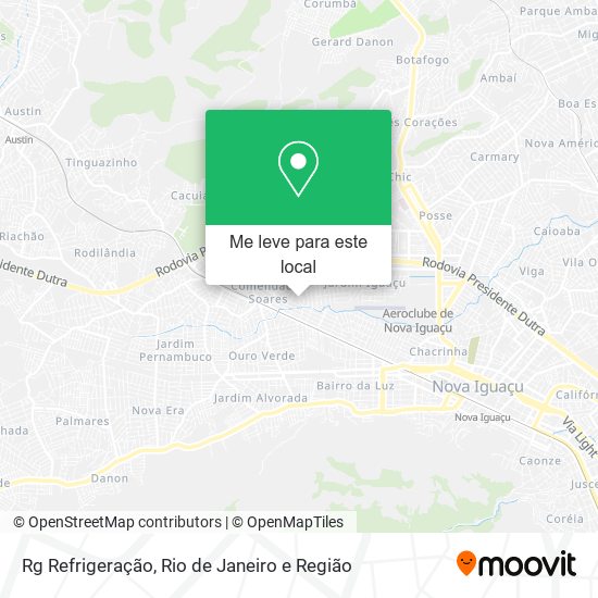 Rg Refrigeração mapa