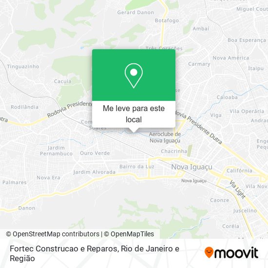 Fortec Construcao e Reparos mapa