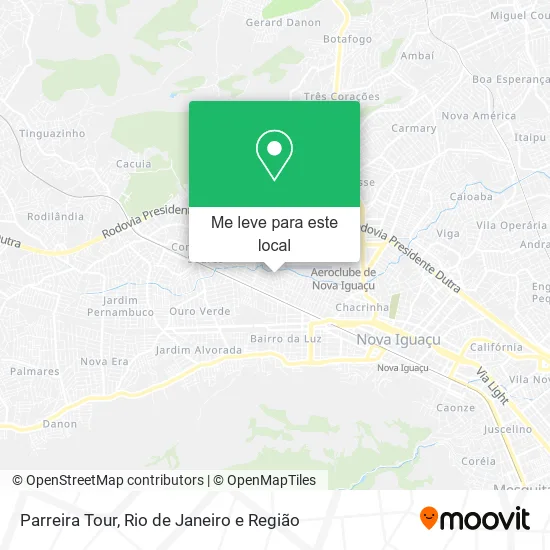 Parreira Tour mapa